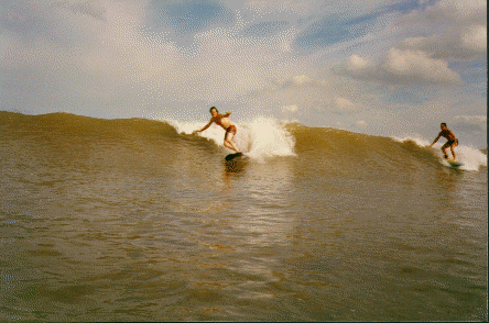 Ken Surfing Surfside Beach,Tx
